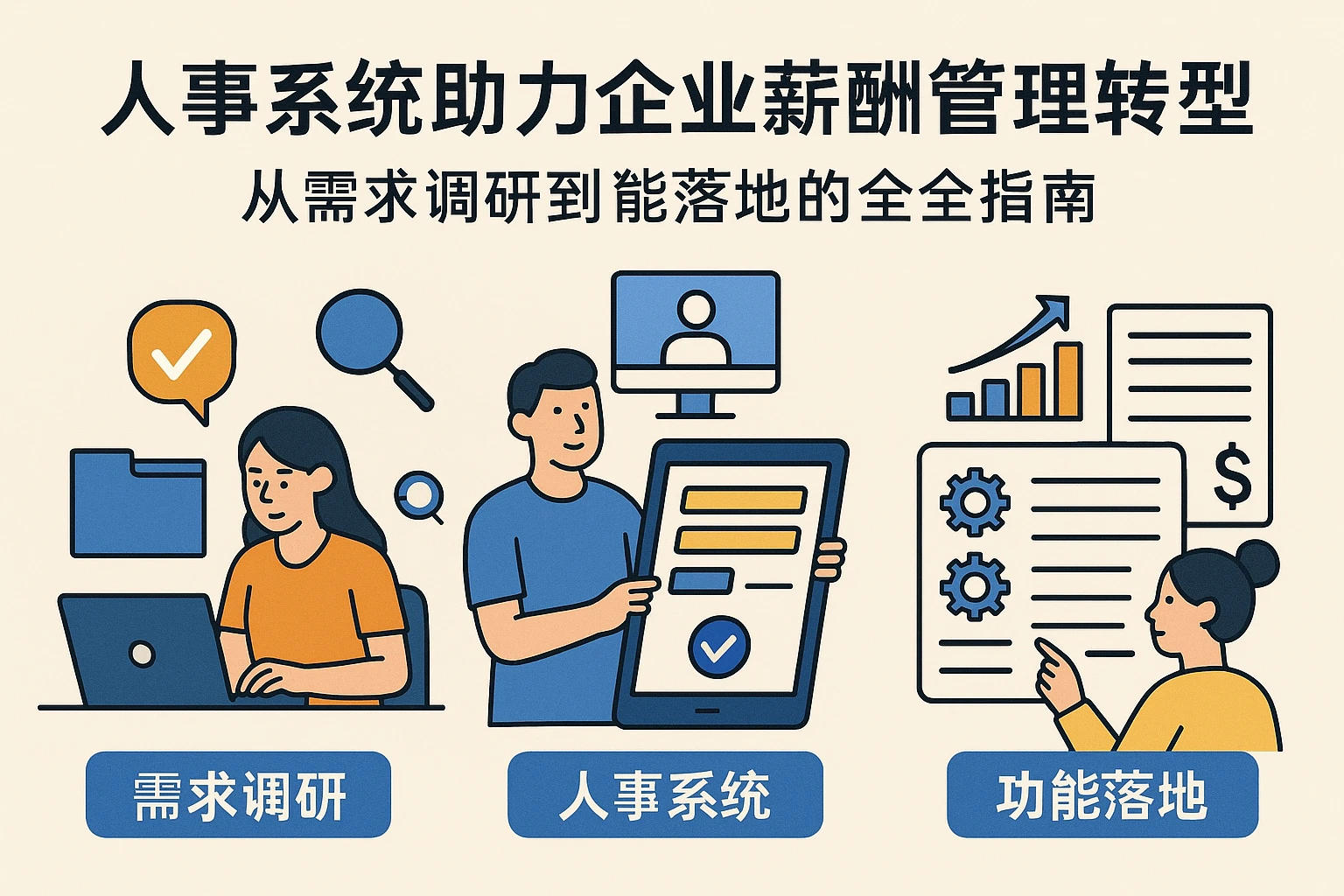 人事系统助力企业薪酬管理转型：从需求调研到功能落地的全指南