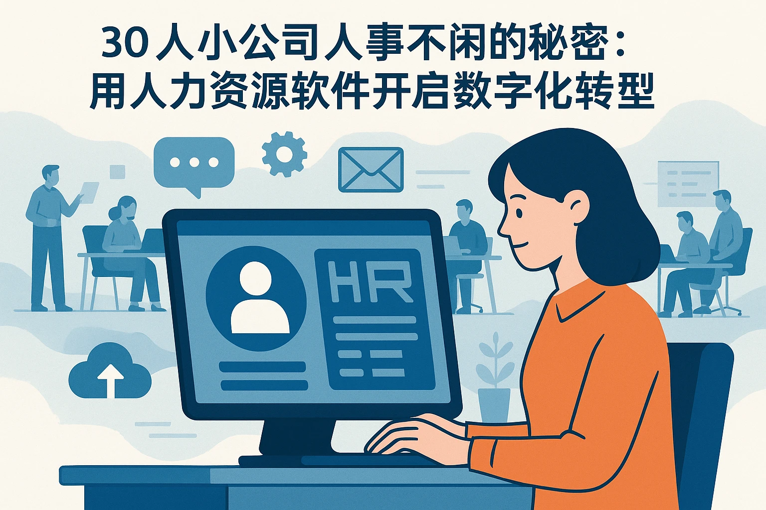 30人小公司人事不闲的秘密：用人力资源软件开启数字化转型