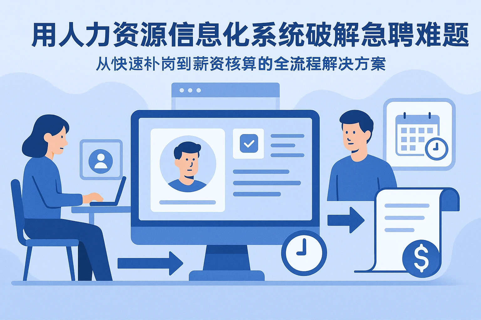 用人力资源信息化系统破解急聘难题：从快速补岗到薪资核算的全流程解决方案