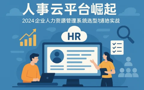 人事云平台崛起：2024企业人力资源管理系统选型与落地实战