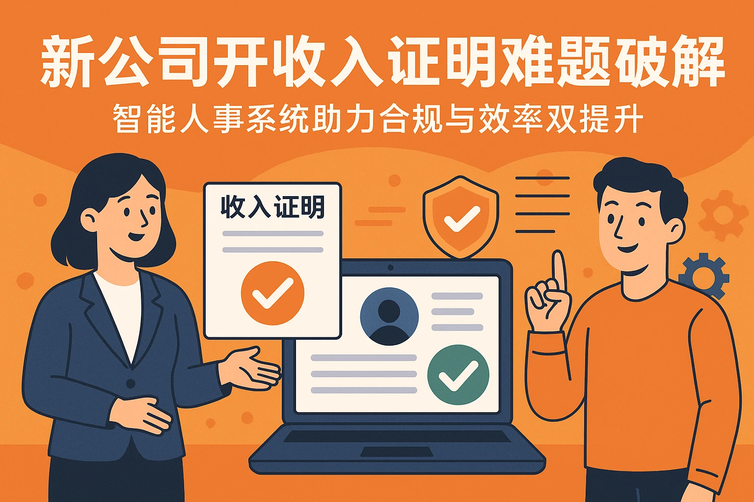 新公司开收入证明难题破解：智能人事系统助力合规与效率双提升