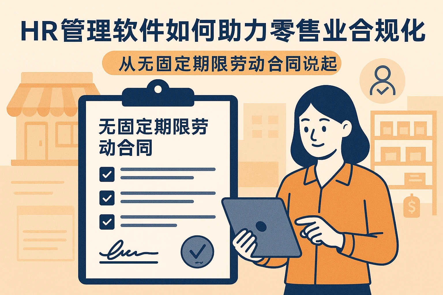 HR管理软件如何助力零售业合规化：从无固定期限劳动合同说起
