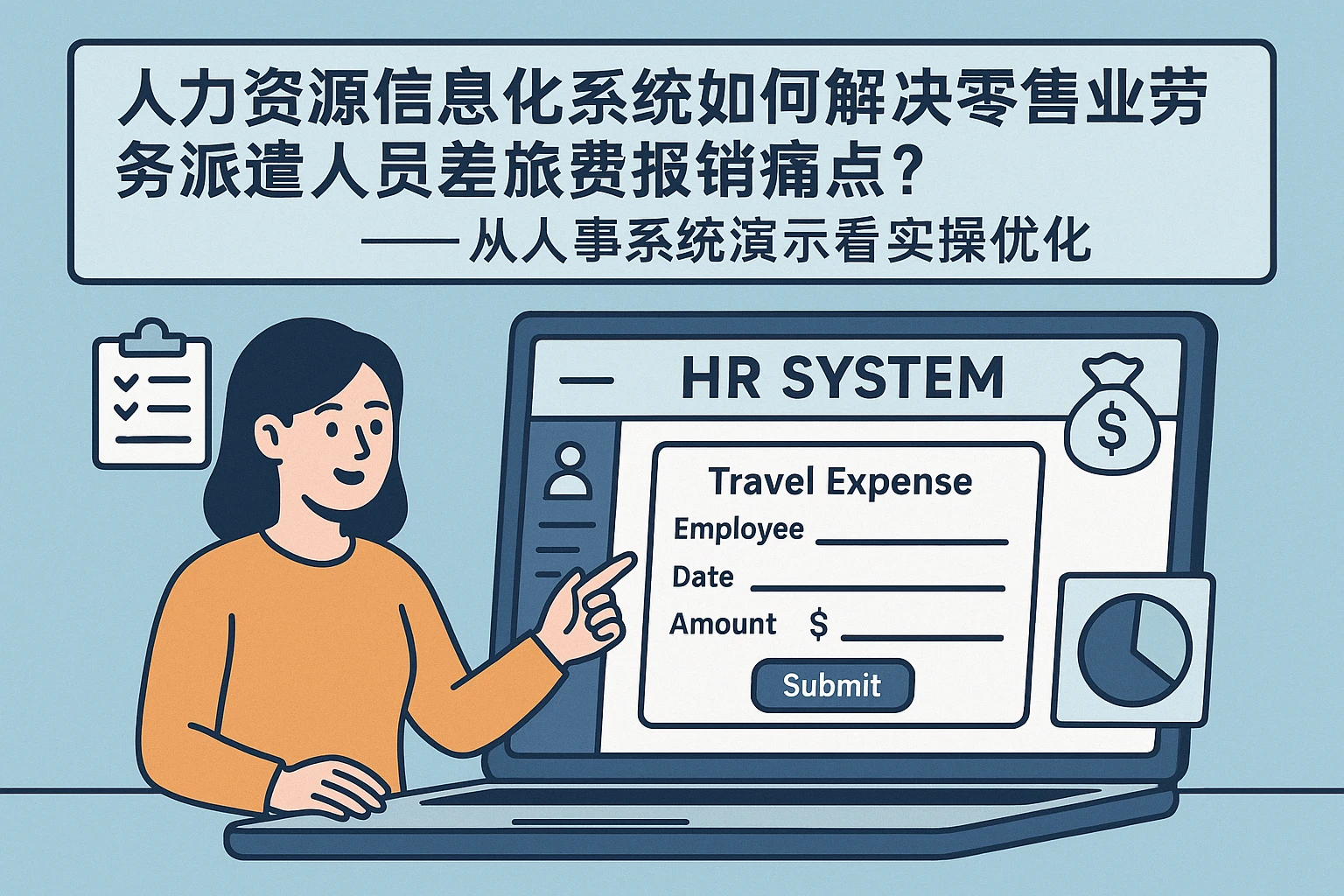 人力资源信息化系统如何解决零售业劳务派遣人员差旅费报销痛点？——从人事系统演示看实操优化