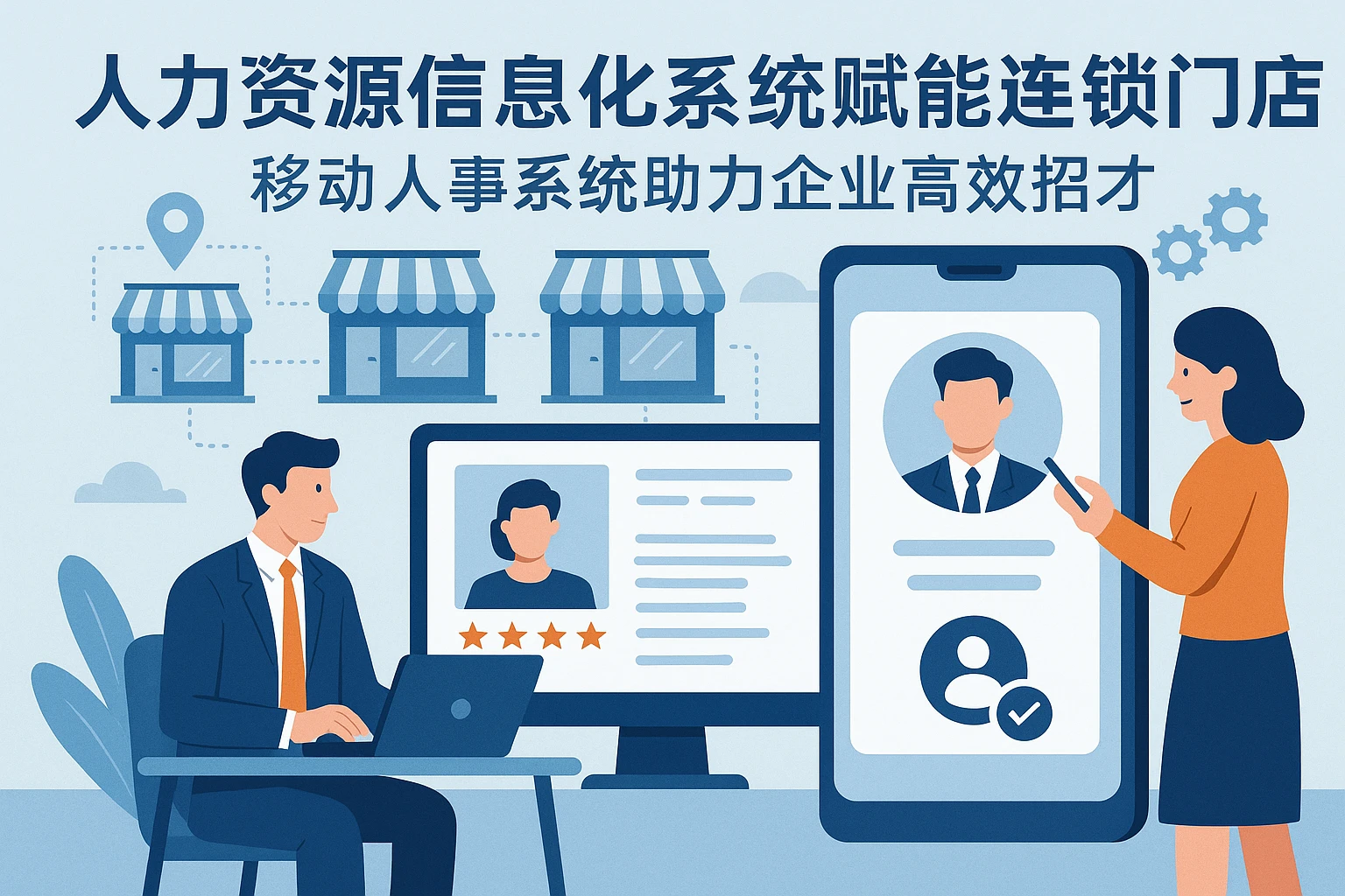 人力资源信息化系统赋能连锁门店，移动人事系统助力企业高效招才