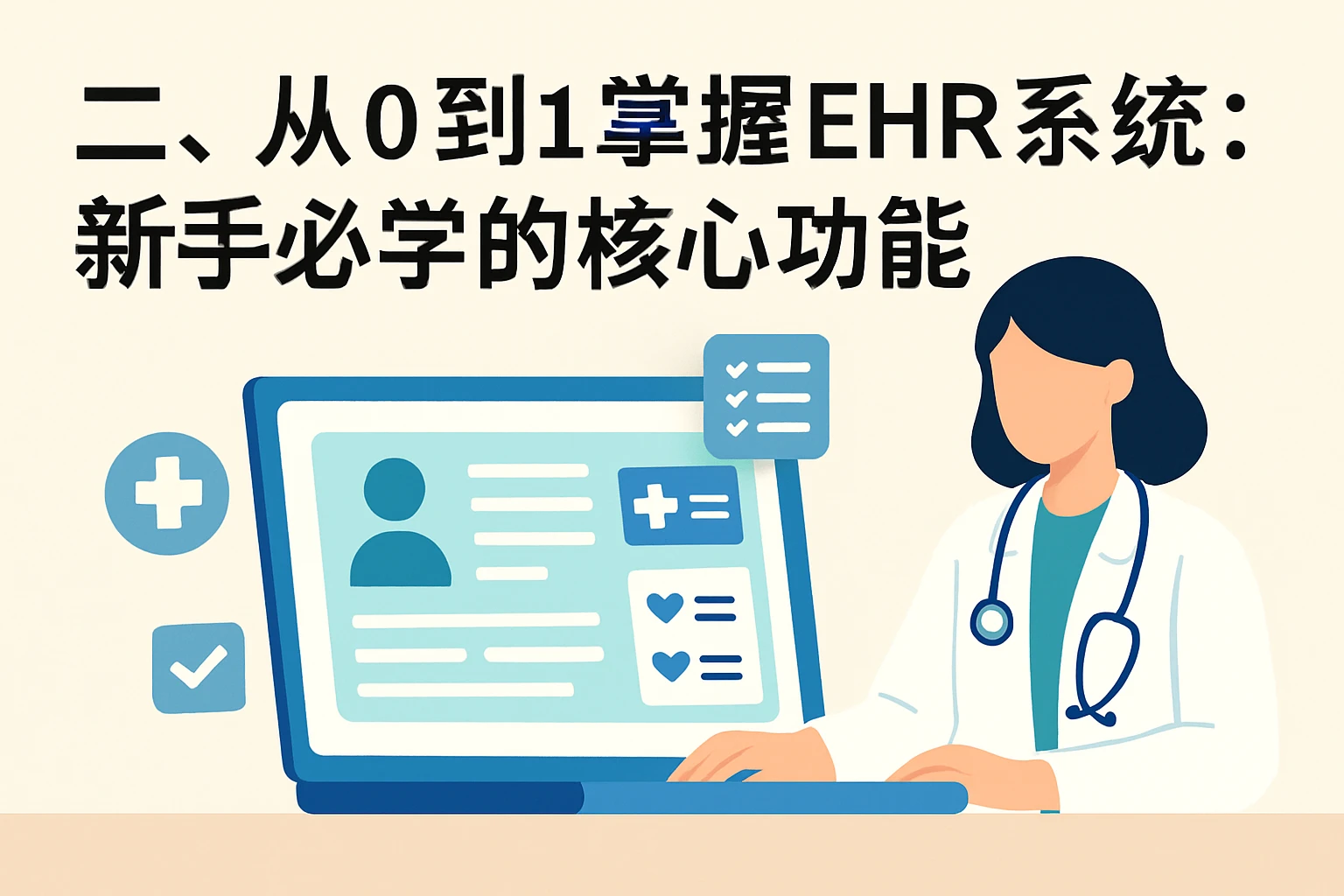 二、从0到1掌握EHR系统：新手必学的核心功能