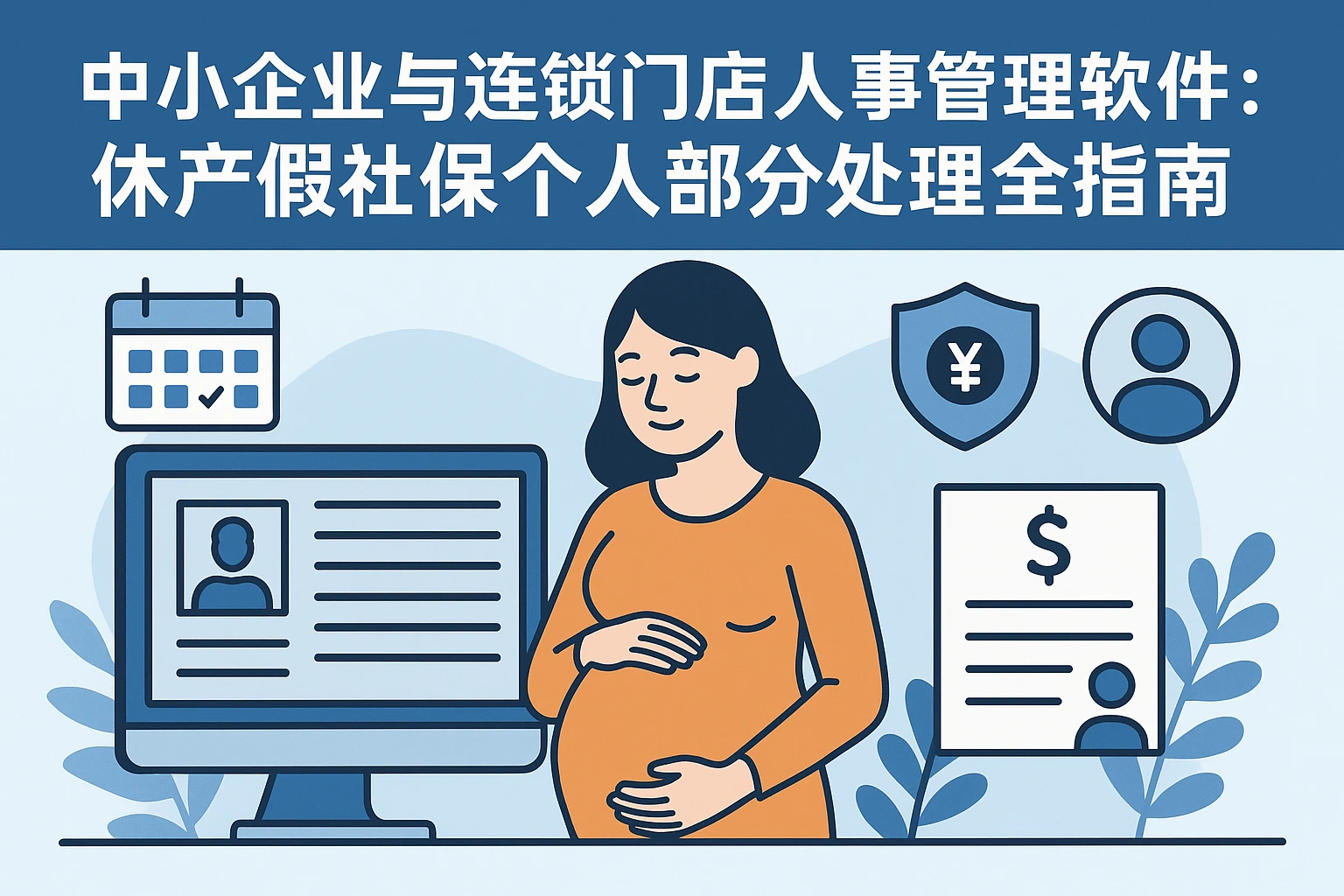 中小企业与连锁门店人事管理软件：休产假社保个人部分处理全指南