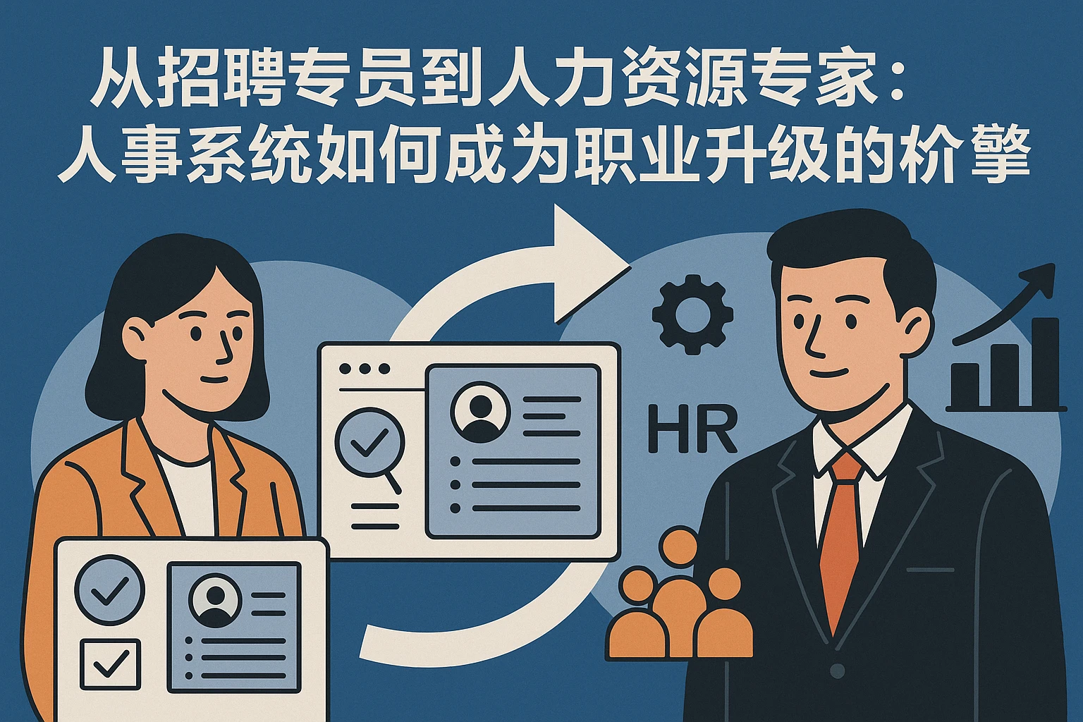 从招聘专员到人力资源专家：人事系统如何成为职业升级的核心引擎