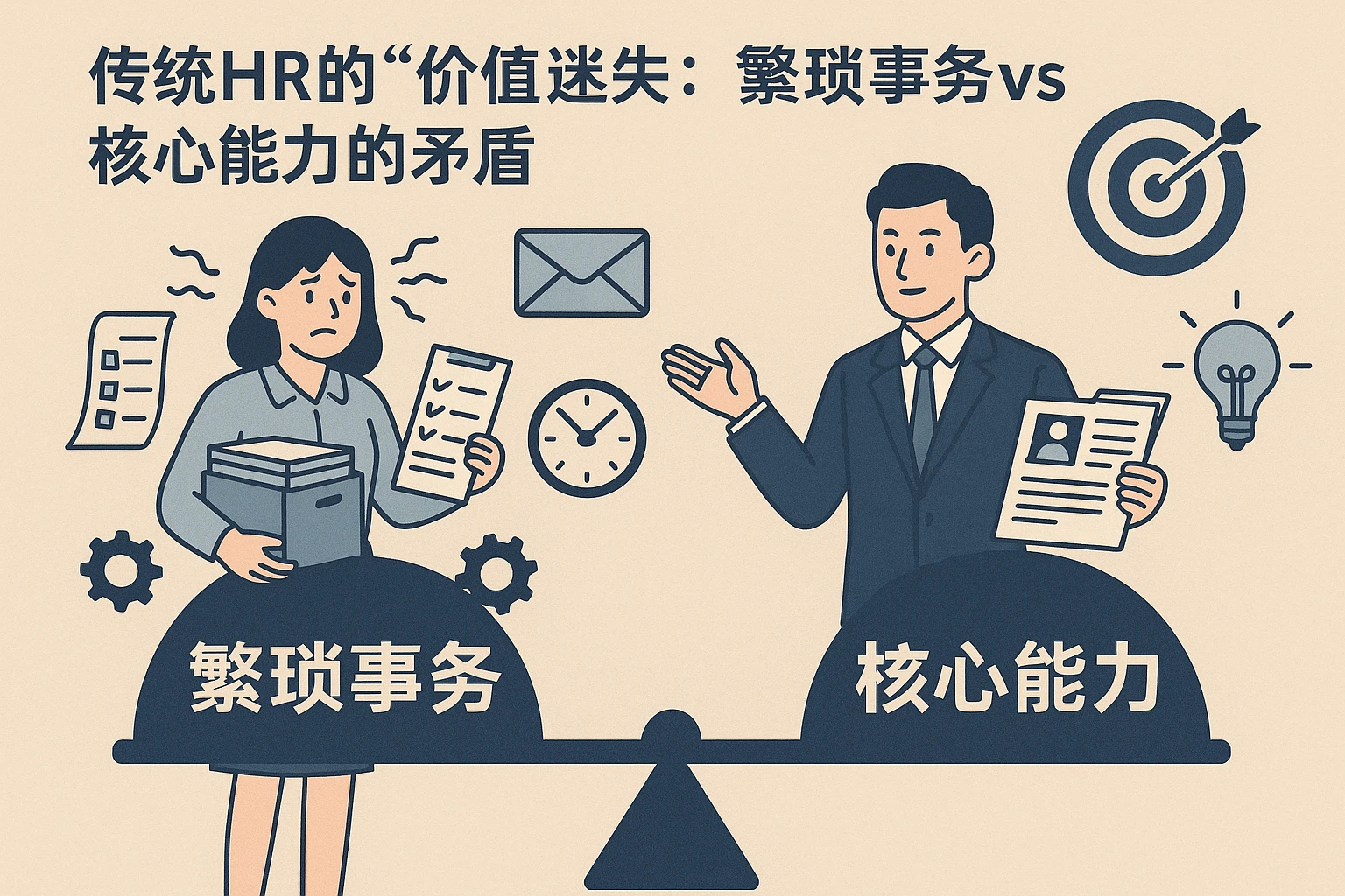 2. 传统HR的“价值迷失”：繁琐事务vs核心能力的矛盾