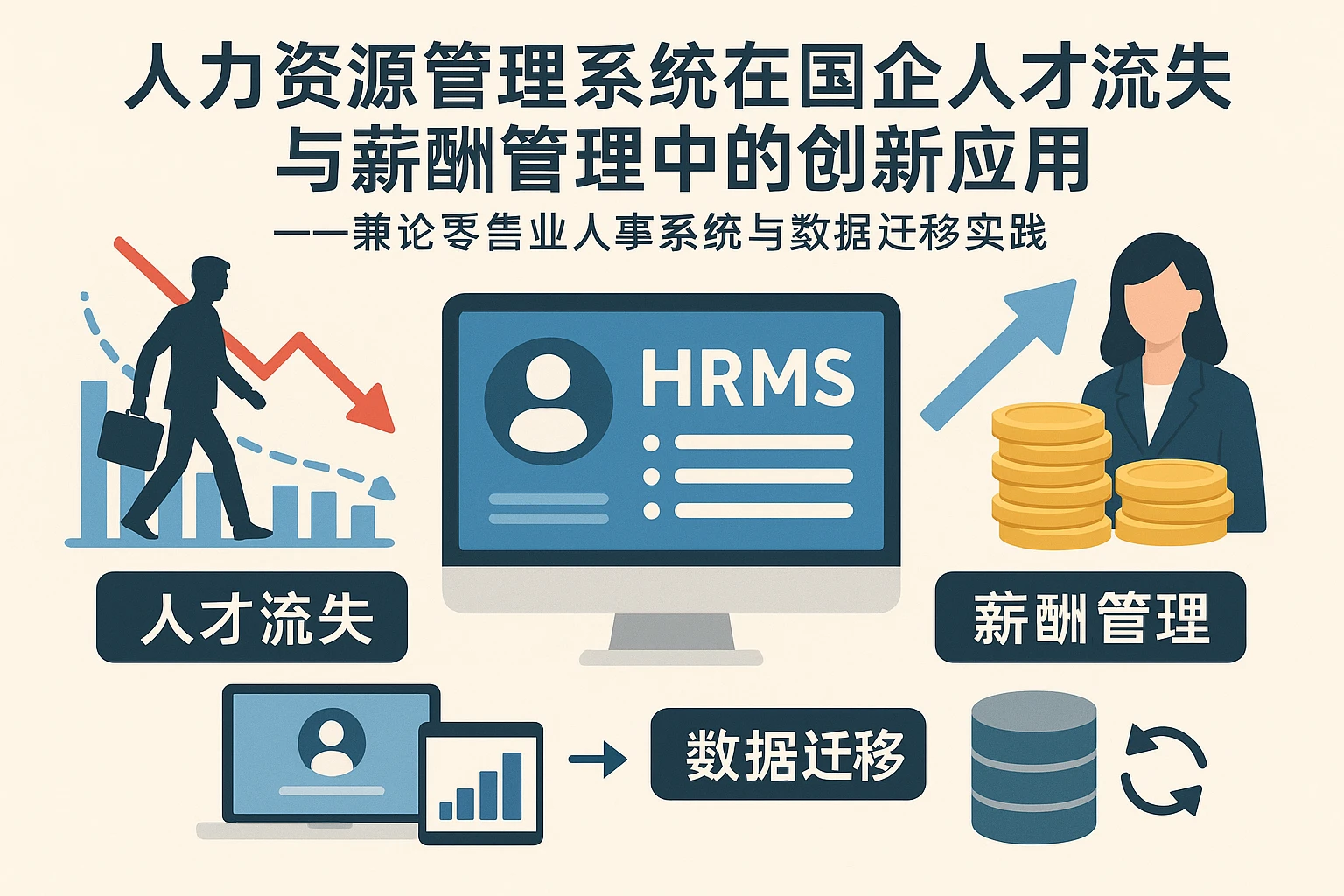 人力资源管理系统在国企人才流失与薪酬管理中的创新应用——兼论零售业人事系统与数据迁移实践