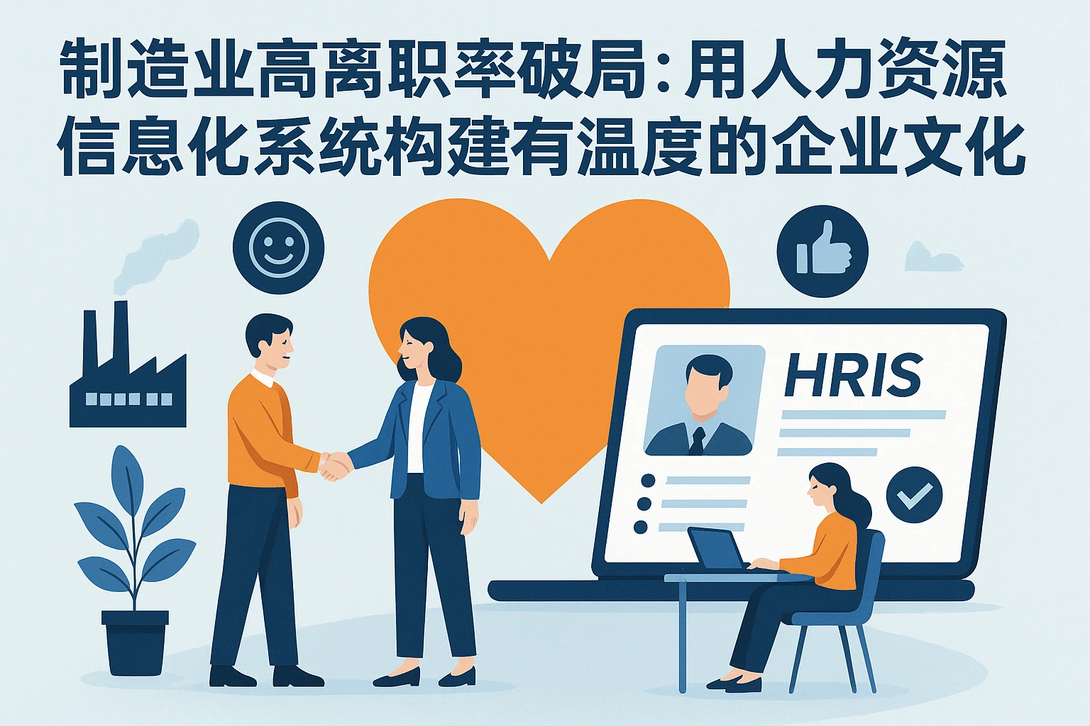 制造业高离职率破局：用人力资源信息化系统构建有温度的企业文化