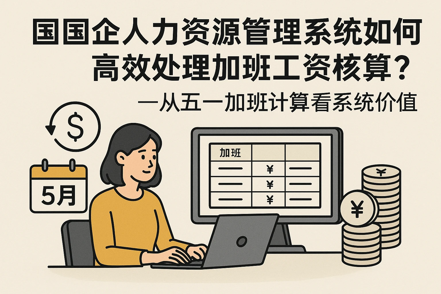 国企人力资源管理系统如何高效处理加班工资核算？——从五一加班计算看系统价值