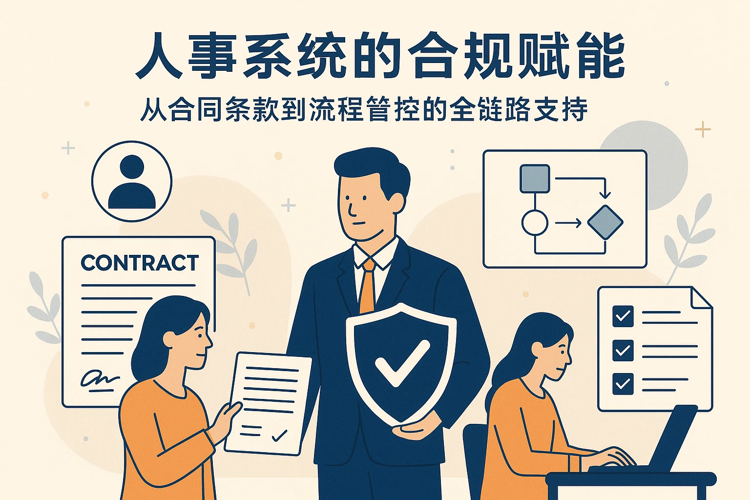 人事系统的合规赋能：从合同条款到流程管控的全链路支持