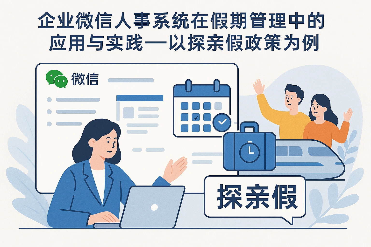 企业微信人事系统在假期管理中的应用与实践——以探亲假政策为例