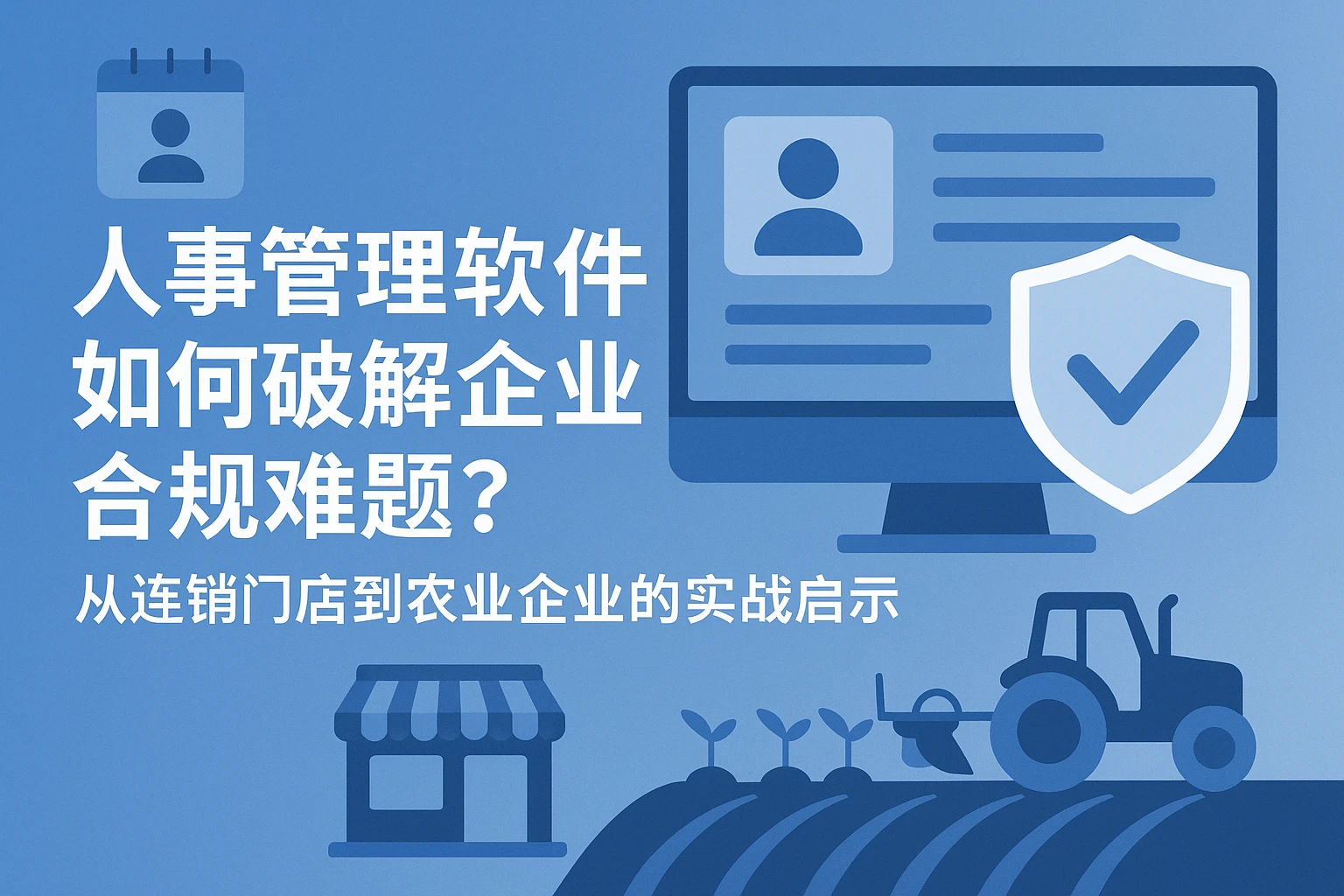 人事管理软件如何破解企业合规难题？从连锁门店到农业企业的实战启示