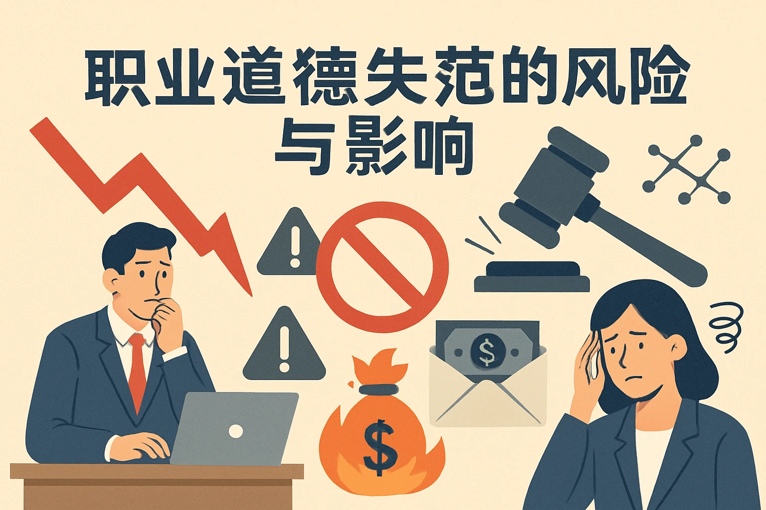 职业道德失范的风险与影响