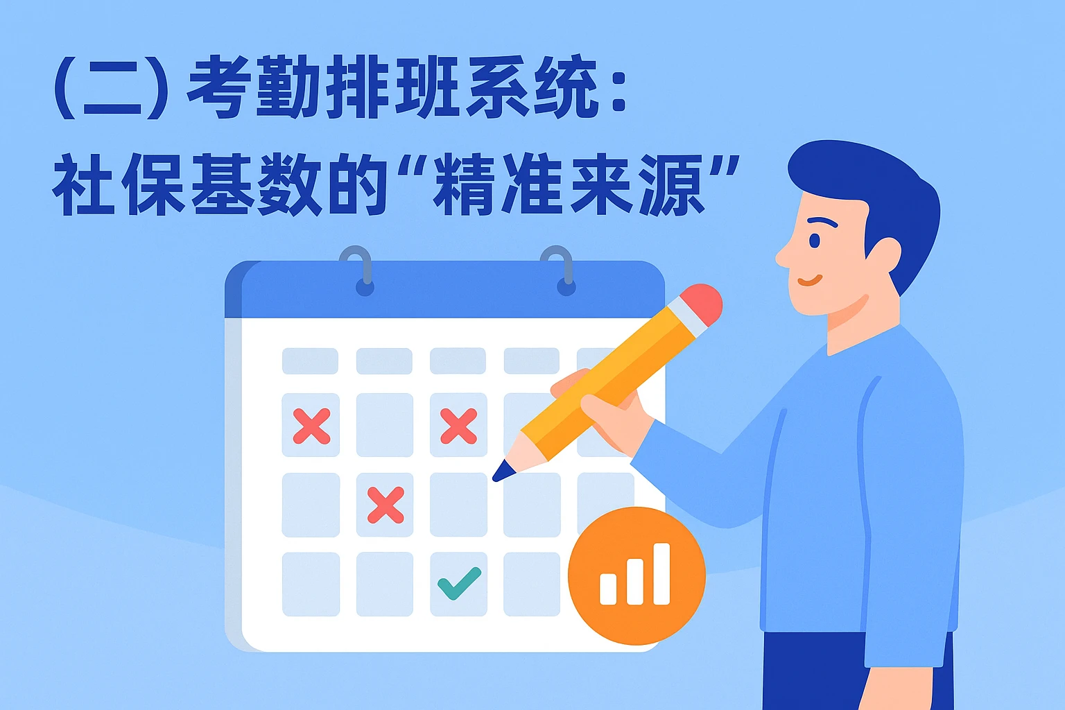 （二）考勤排班系统：社保基数的“精准来源”