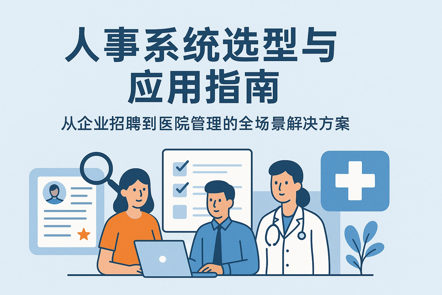人事系统选型与应用指南：从企业招聘到医院管理的全场景解决方案