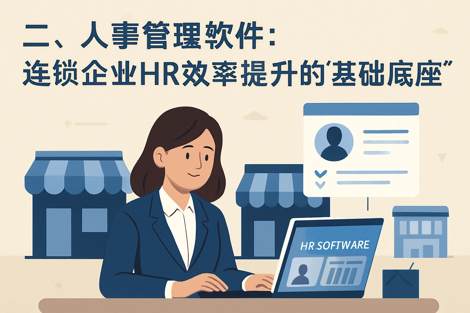 二、人事管理软件：连锁企业HR效率提升的“基础底座”