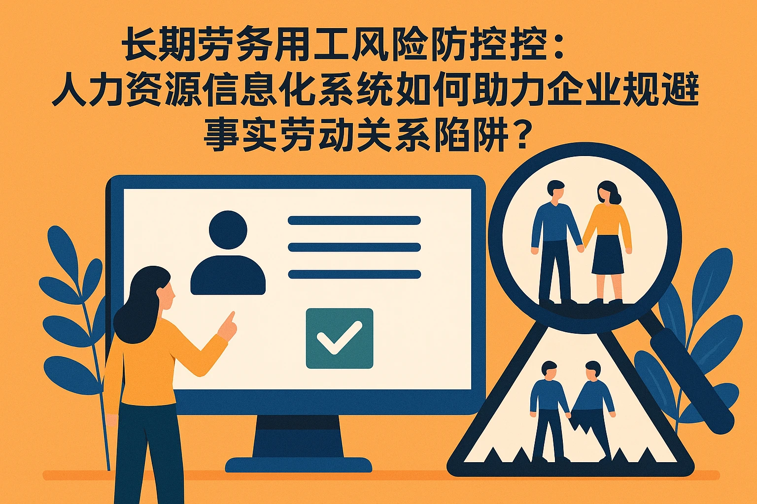 长期劳务用工风险防控：人力资源信息化系统如何助力企业规避事实劳动关系陷阱？