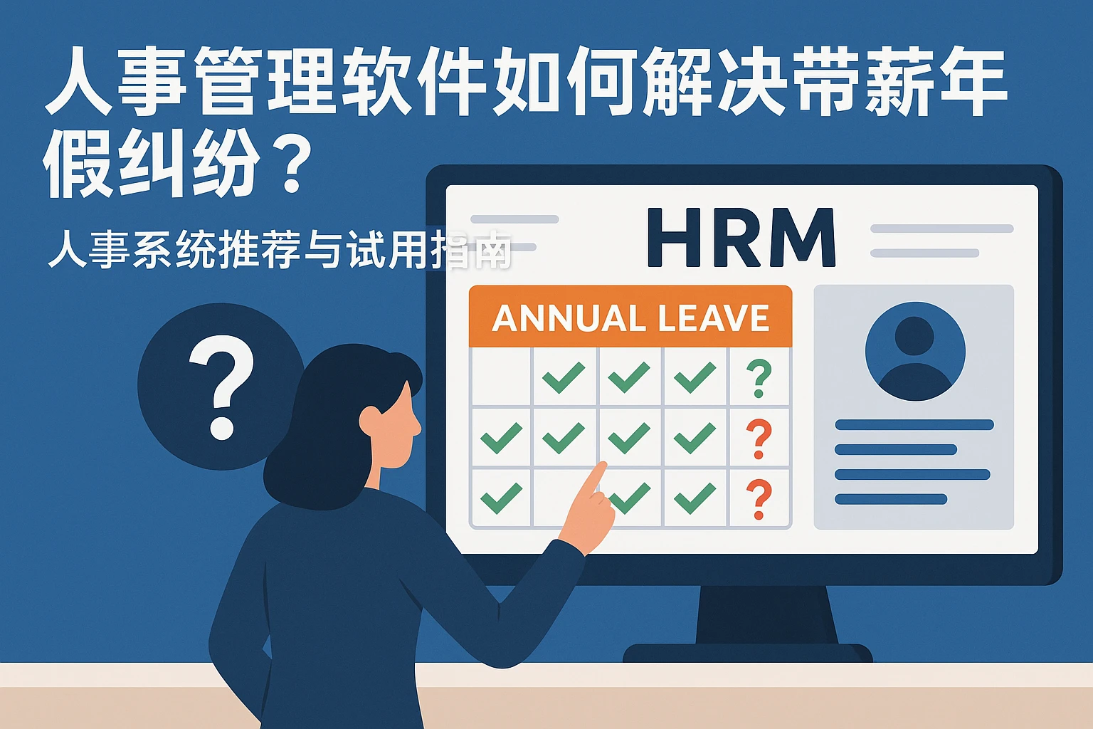 人事管理软件如何解决带薪年假纠纷？人事系统推荐与试用指南