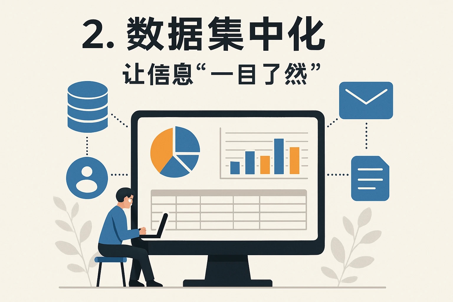 2. 数据集中化：让信息“一目了然”