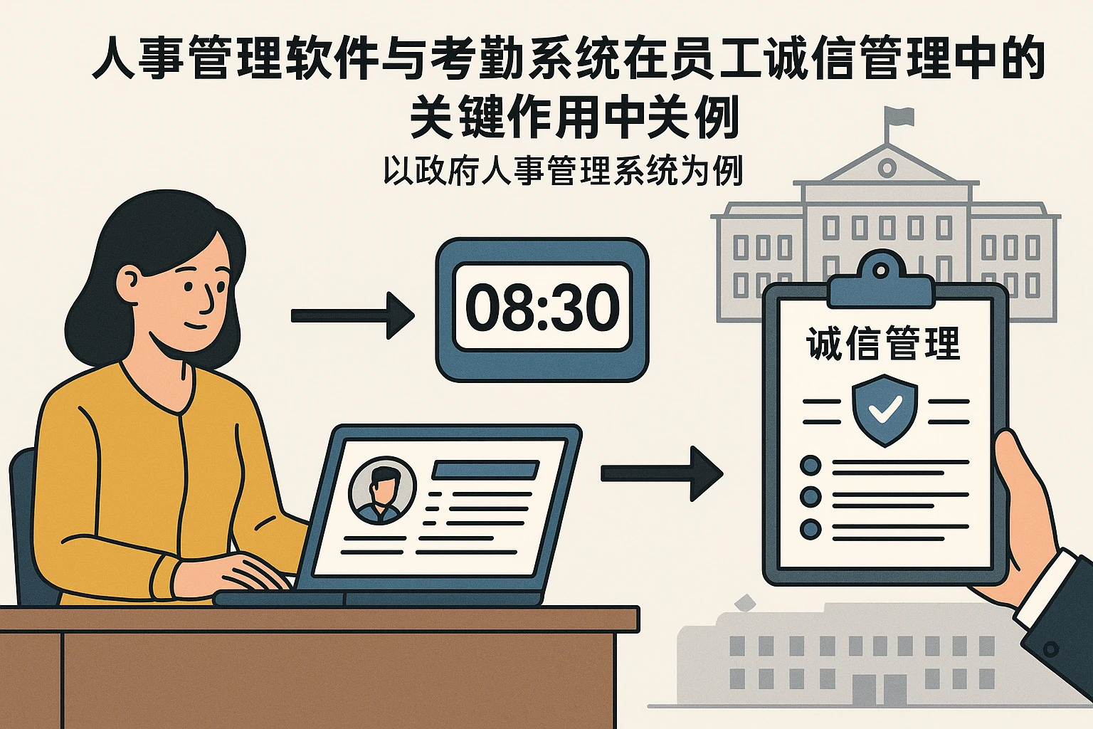 人事管理软件与考勤系统在员工诚信管理中的关键作用——以政府人事管理系统为例