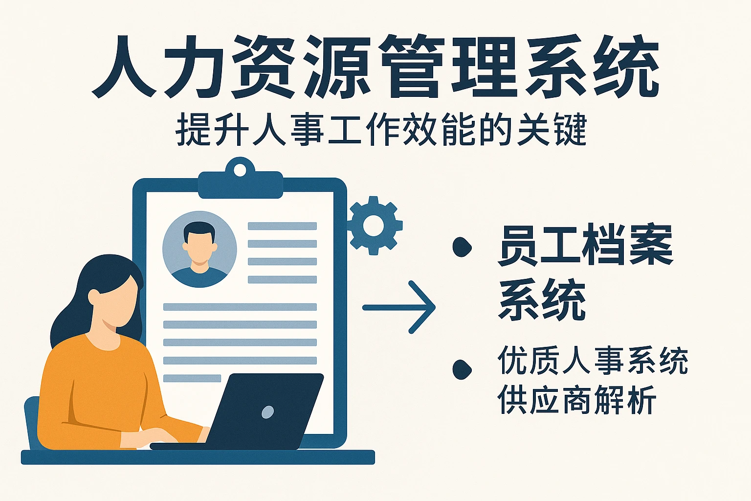 人力资源管理系统：提升人事工作效能的关键员工档案系统与优质人事系统供应商解析