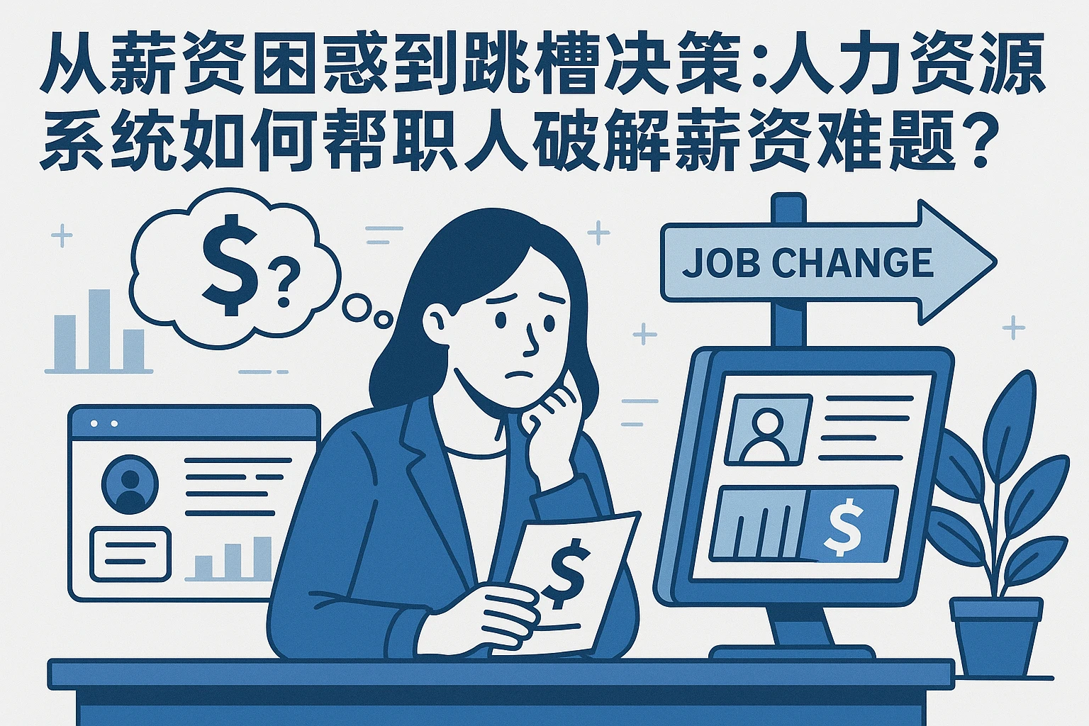 从薪资困惑到跳槽决策：人力资源系统如何帮职场人破解薪资难题？