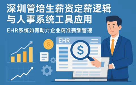深圳管培生薪资定薪逻辑与人事系统工具应用：EHR系统如何助力企业精准薪酬管理