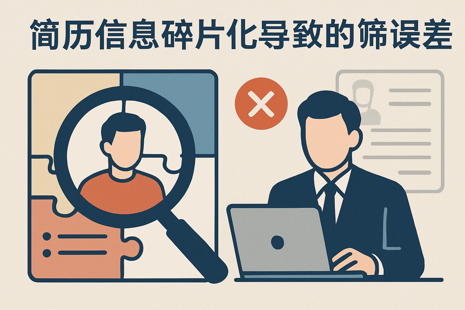 2. 简历信息碎片化导致的筛选误差