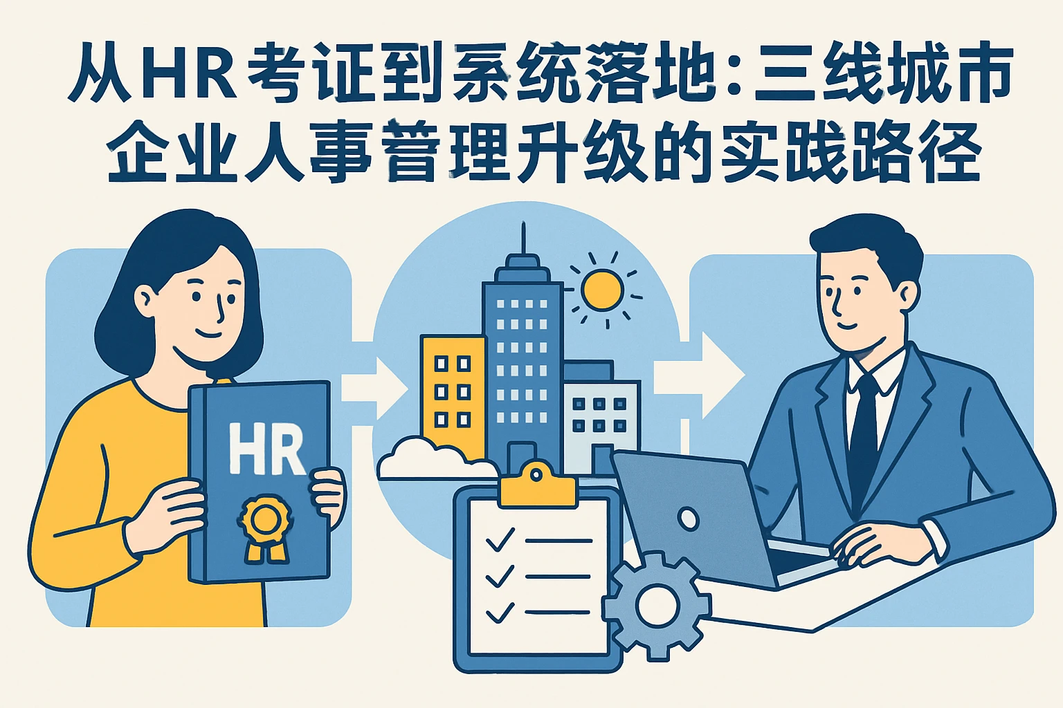 从HR考证到系统落地：三线城市企业人事管理升级的实践路径