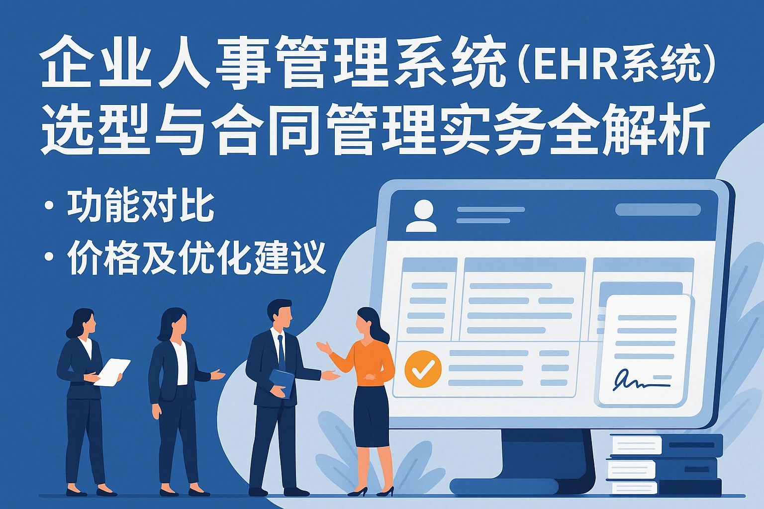 企业人事管理系统(ehr系统)选型与合同管理实务全解析——功能对比、价格及优化建议