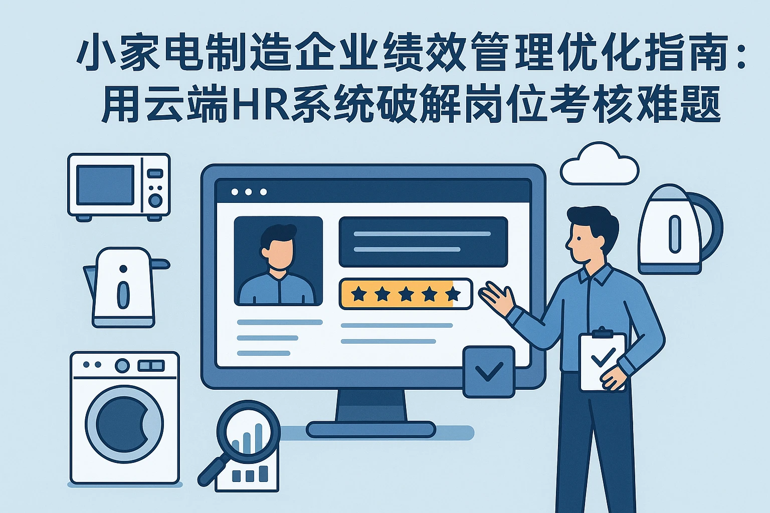 小家电制造企业绩效管理优化指南：用云端HR系统破解岗位考核难题
