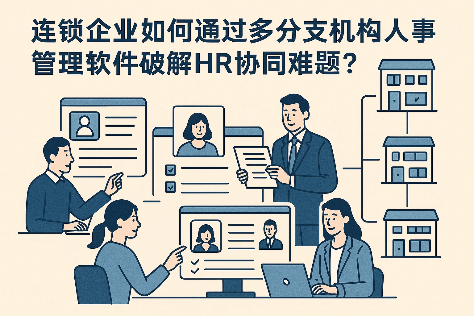 连锁企业如何通过多分支机构人事管理软件破解HR协同难题？