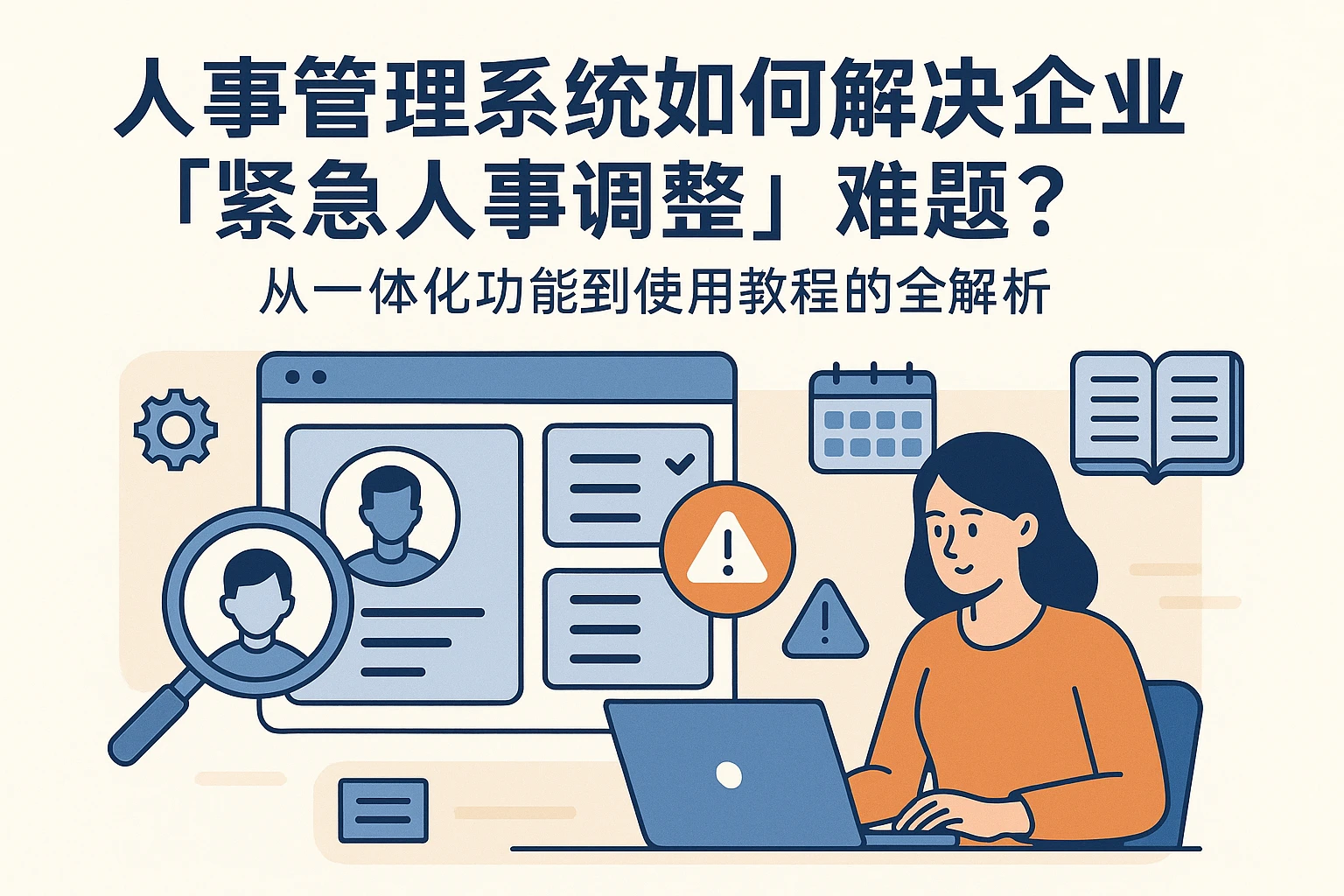 人事管理系统如何解决企业「紧急人事调整」难题？从一体化功能到使用教程的全解析