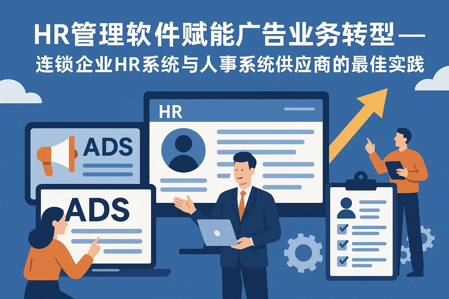 HR管理软件赋能广告业务转型——连锁企业HR系统与人事系统供应商的最佳实践