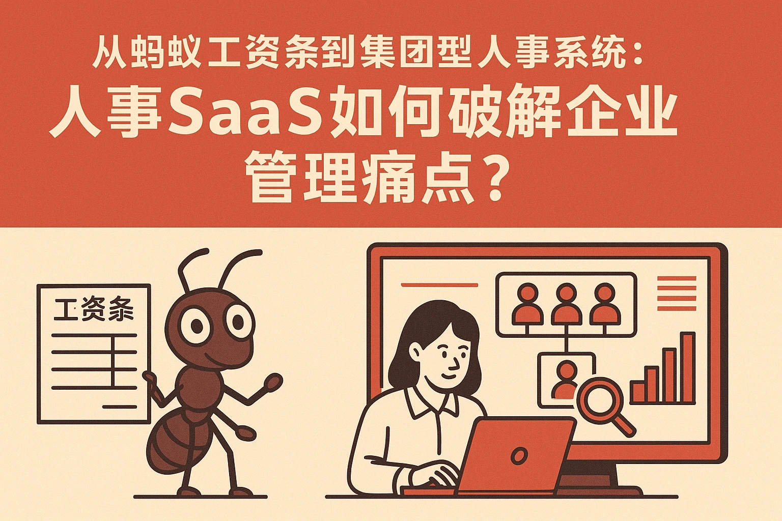 从蚂蚁工资条到集团型人事系统：人事SaaS如何破解企业管理痛点？