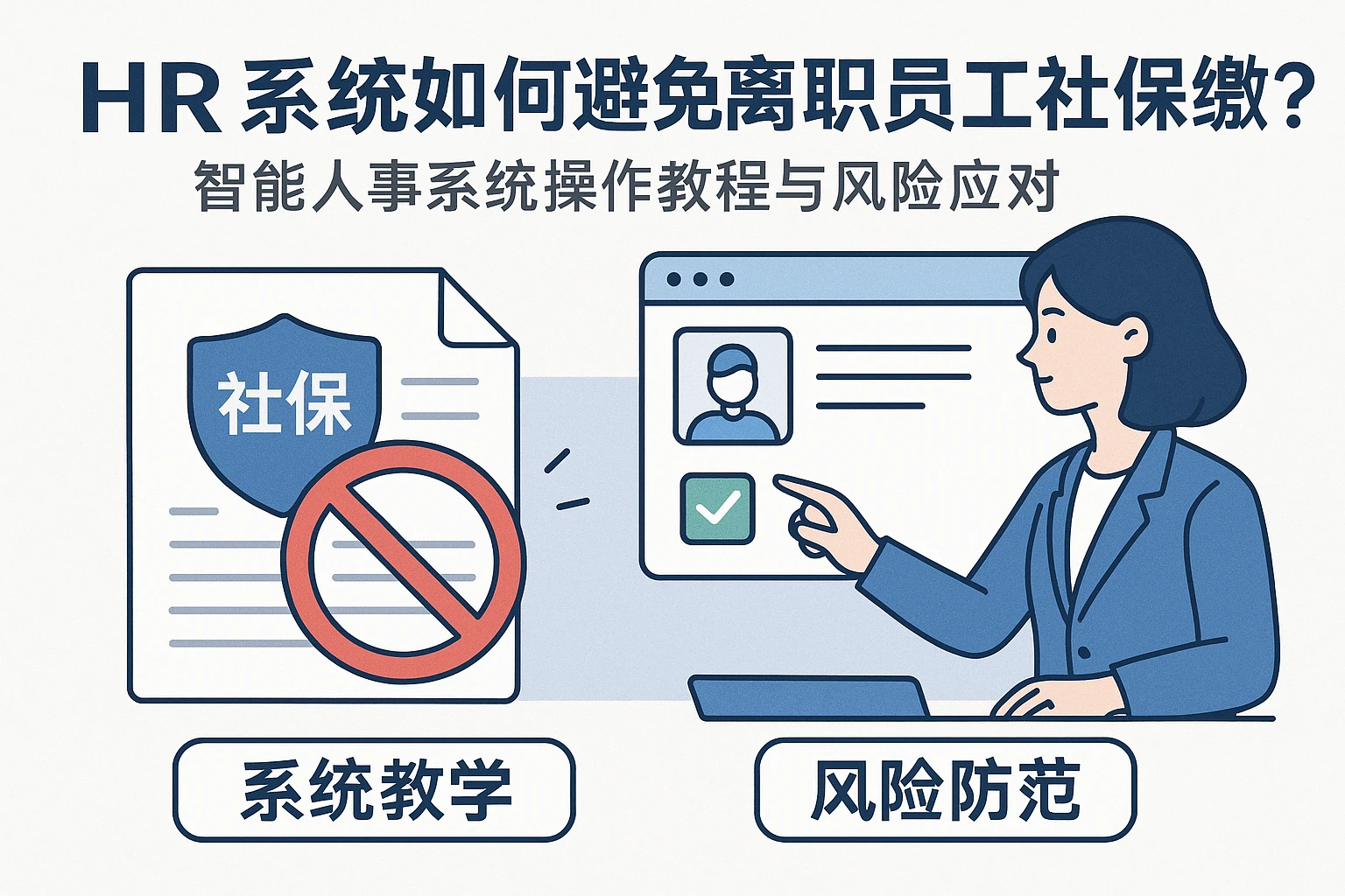 HR系统如何避免离职员工社保多缴？智能人事系统操作教程与风险应对