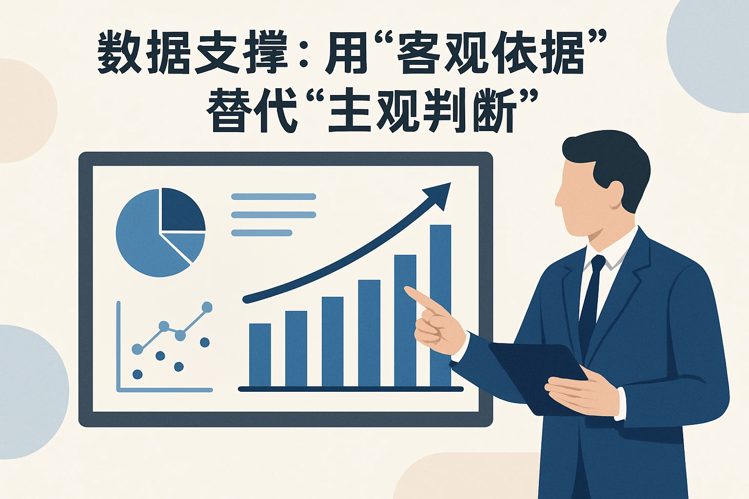 2. 数据支撑：用“客观依据”替代“主观判断”
