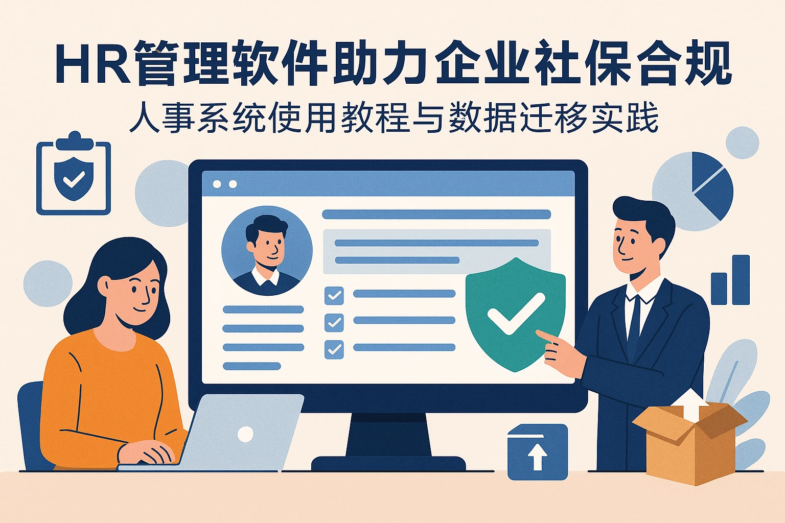 HR管理软件助力企业社保合规：人事系统使用教程与数据迁移实践