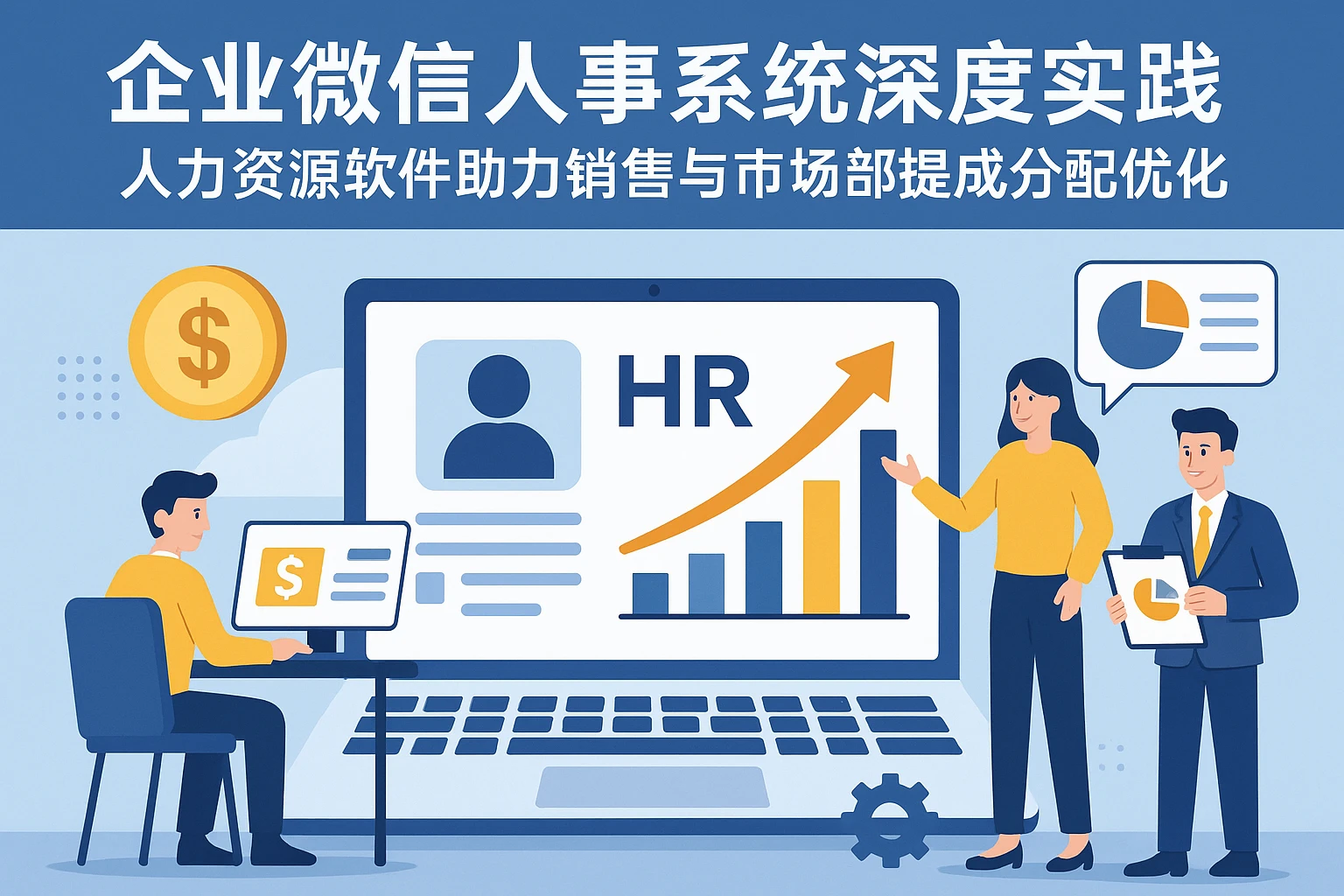 企业微信人事系统深度实践：人力资源软件助力销售与市场部提成分配优化