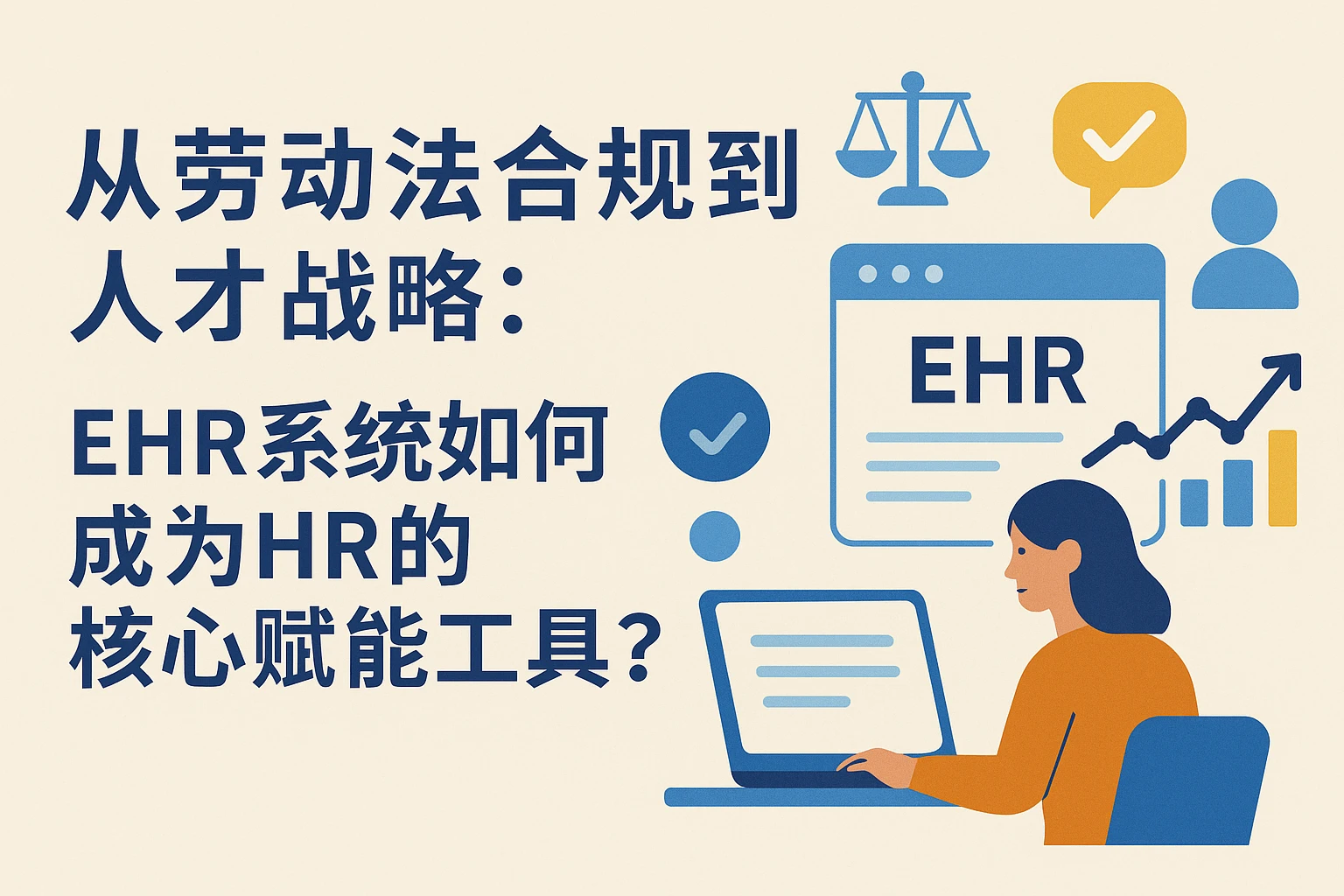 从劳动法合规到人才战略：EHR系统如何成为HR的核心赋能工具？
