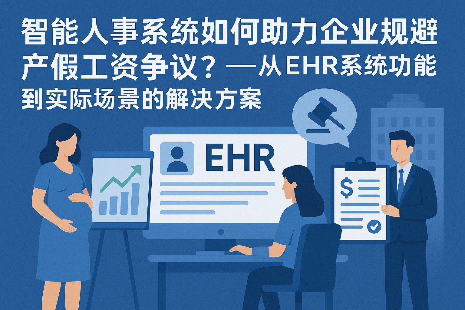 智能人事系统如何助力企业规避产假工资争议？——从EHR系统功能到实际场景的解决方案