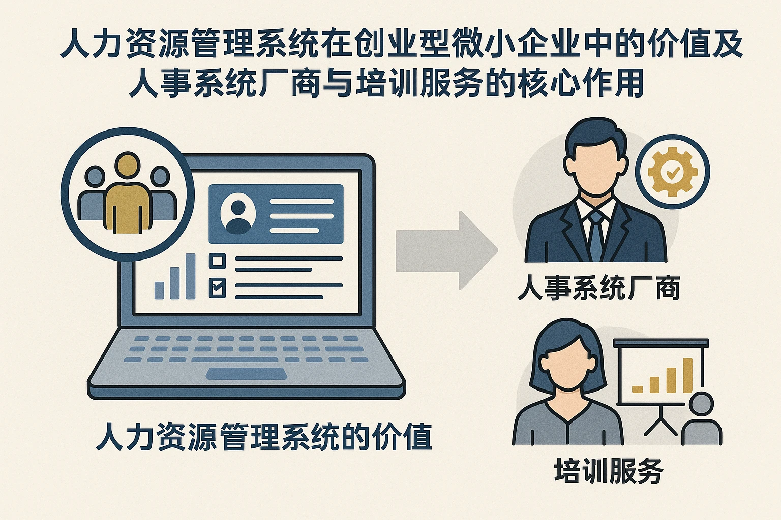 人力资源管理系统在创业型微小企业中的价值及人事系统厂商与培训服务的核心作用