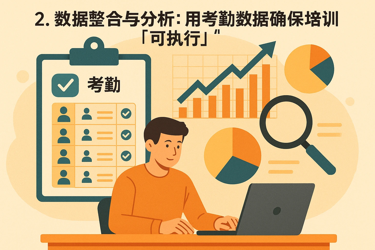 2. 数据整合与分析：用考勤数据确保培训“可执行”