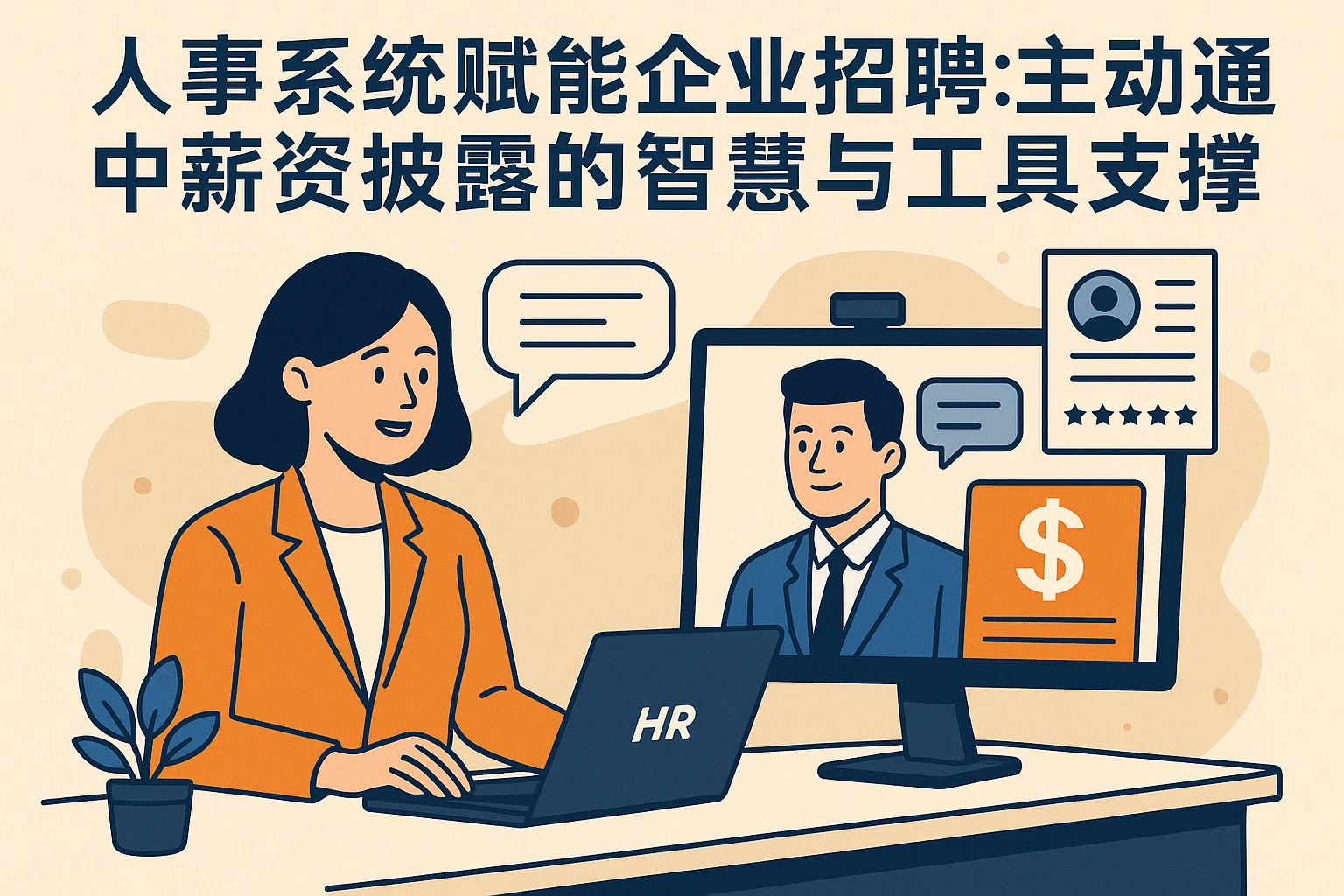 人事系统赋能企业招聘：主动沟通中薪资披露的智慧与工具支撑