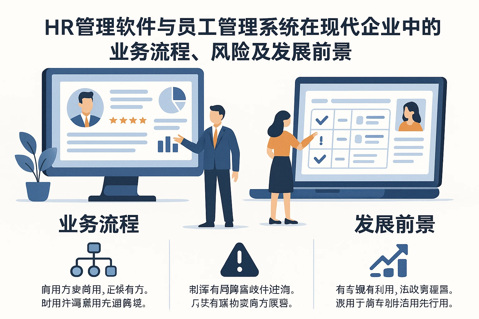 HR管理软件与员工管理系统在现代企业中的业务流程、风险及发展前景