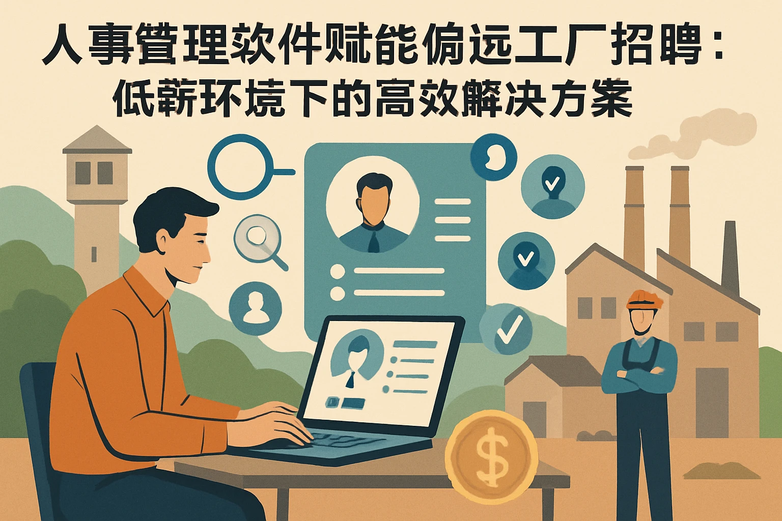 人事管理软件赋能偏远工厂招聘：低薪环境下的高效解决方案