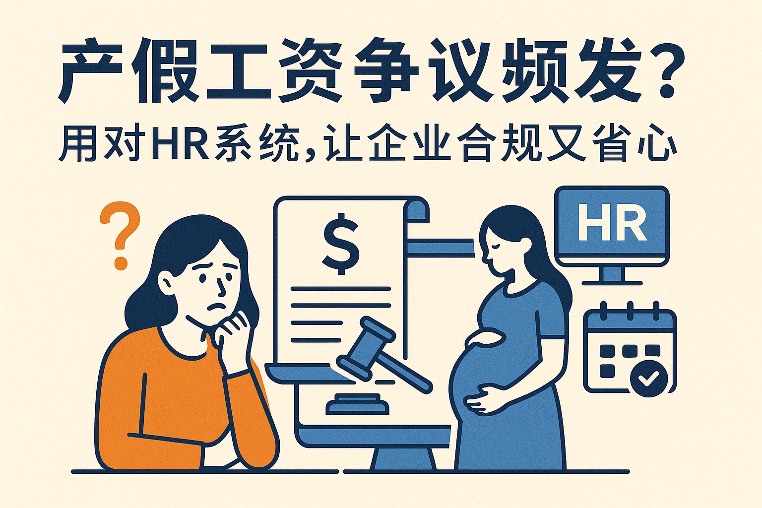 产假工资争议频发？用对HR系统，让企业合规又省心