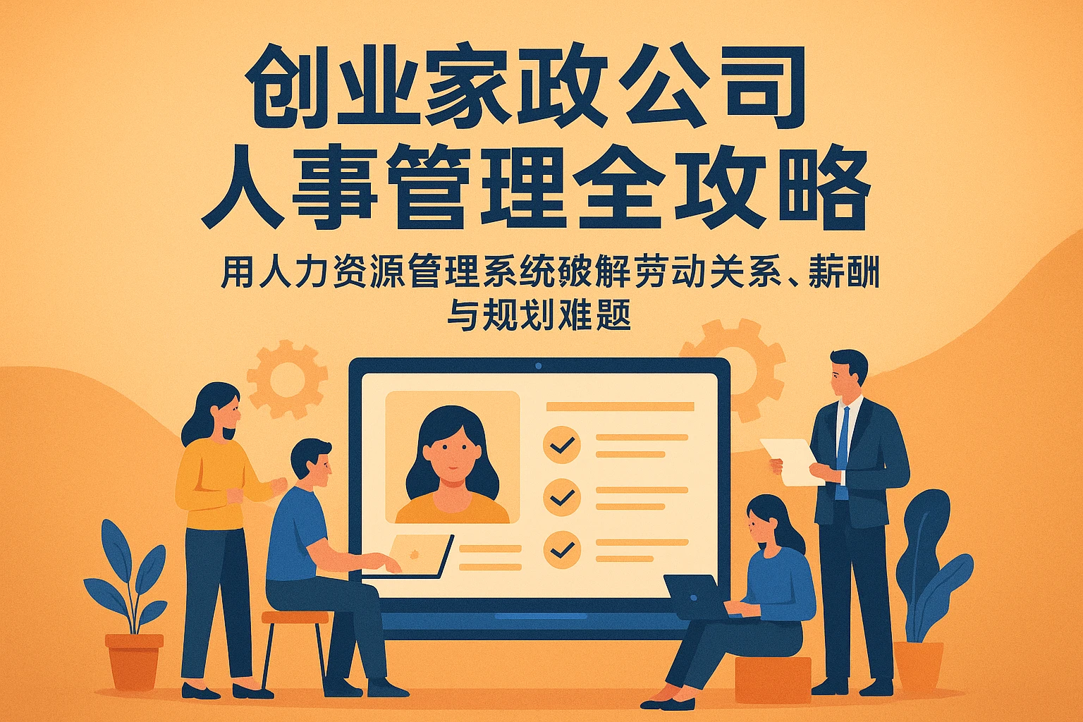 创业家政公司人事管理全攻略：用人力资源管理系统破解劳动关系、薪酬与规划难题